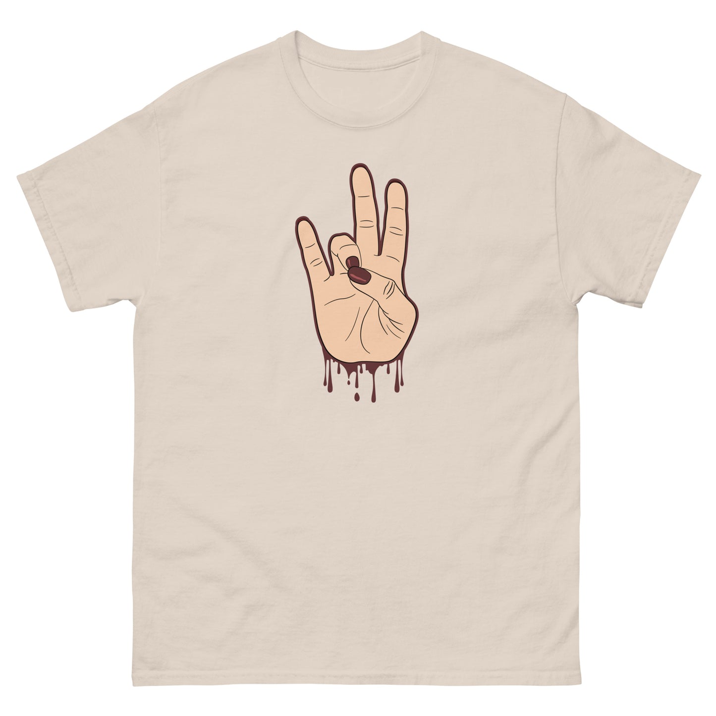 Wee Oop Hand Sign Classic Tee