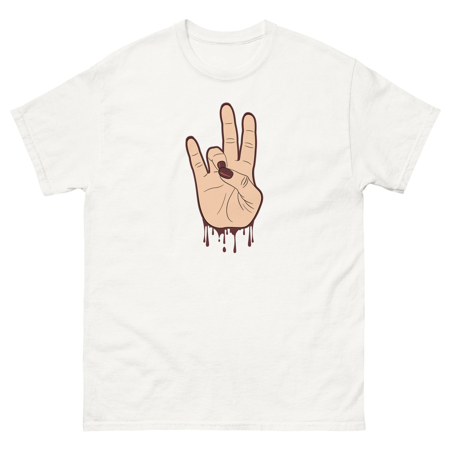 Wee Oop Hand Sign Classic Tee