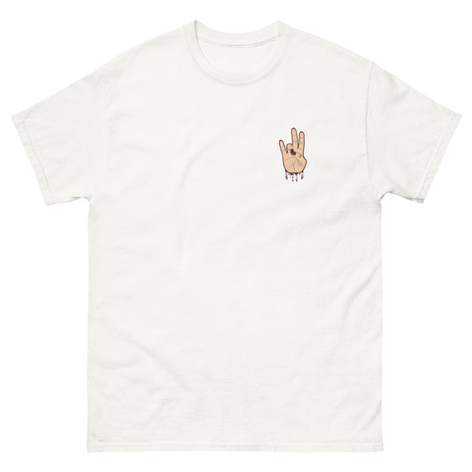 Wee Oop Hand Sign Pocket Classic Tee