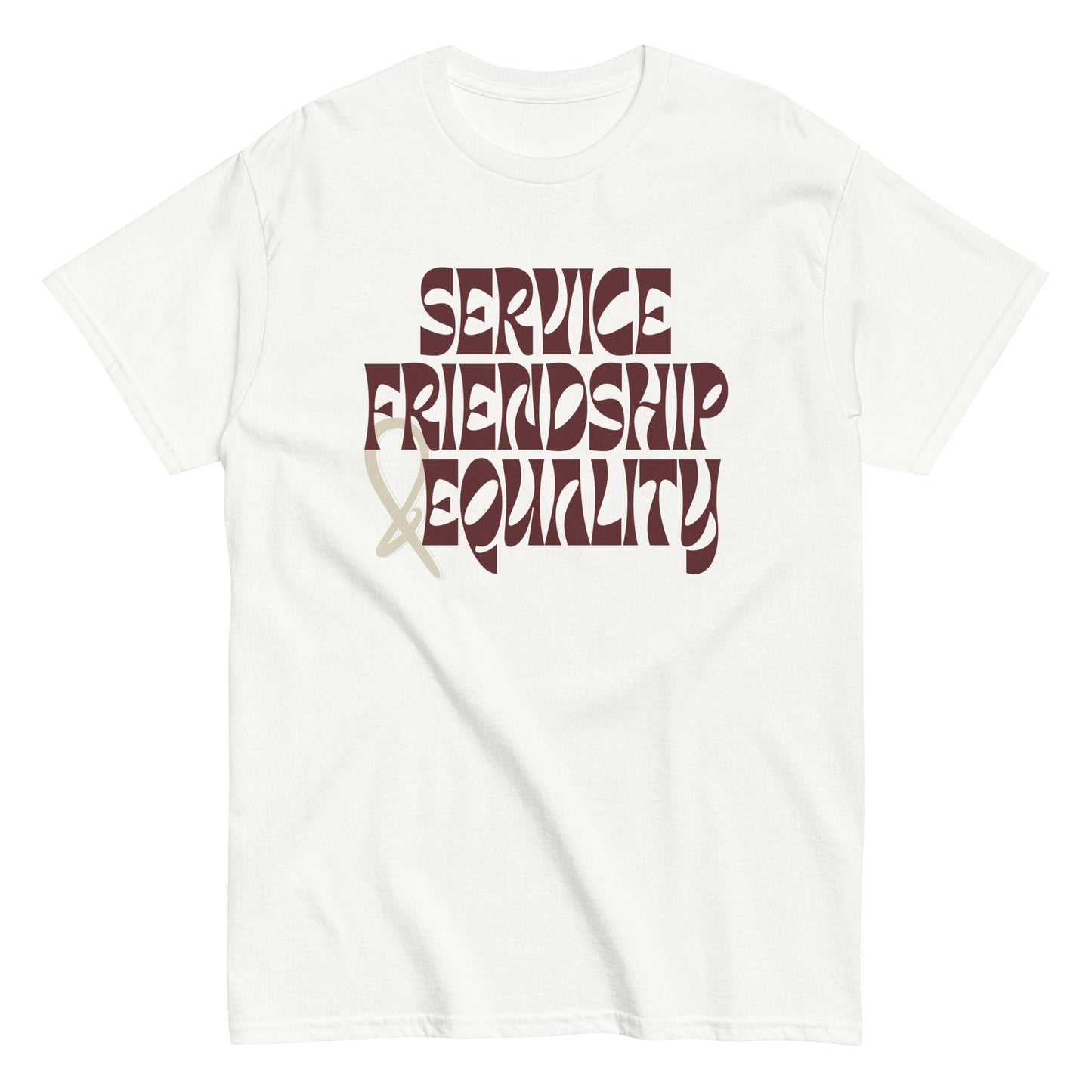 Service Friendship & Equality Classic Tee