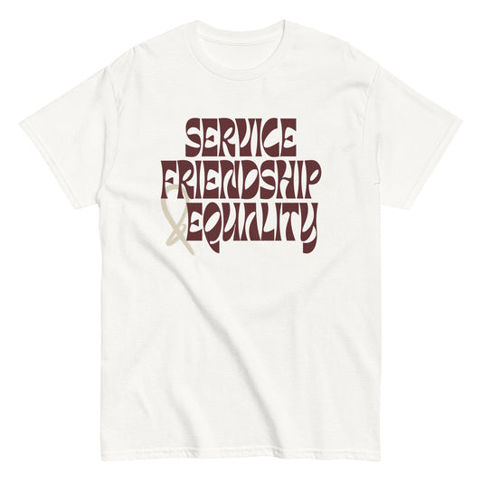 Service Friendship & Equality Classic Tee