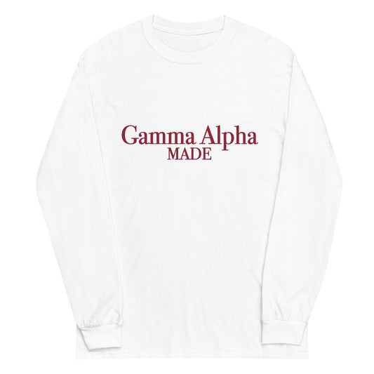Gamma Alpha Made Long Sleeve T-Shirt
